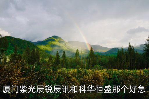 廈門紫光展銳展訊和科華恒盛那個(gè)好急