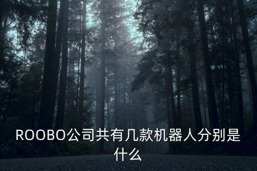 roobo，什么機(jī)器人是最新的啊