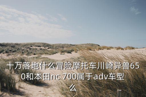 十萬落地什么冒險(xiǎn)摩托車川崎異獸650和本田nc 700屬于adv車型么