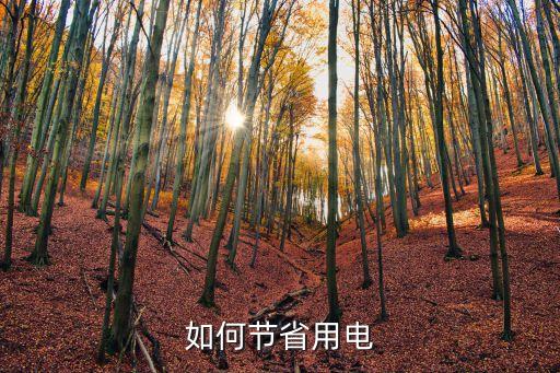 如何節(jié)省用電