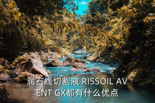 潤石線切割液 RISSOIL AVENT GX都有什么優(yōu)點