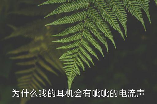 為什么我的耳機(jī)會有呲呲的電流聲