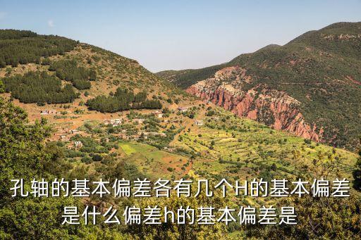 孔軸的基本偏差各有幾個H的基本偏差是什么偏差h的基本偏差是