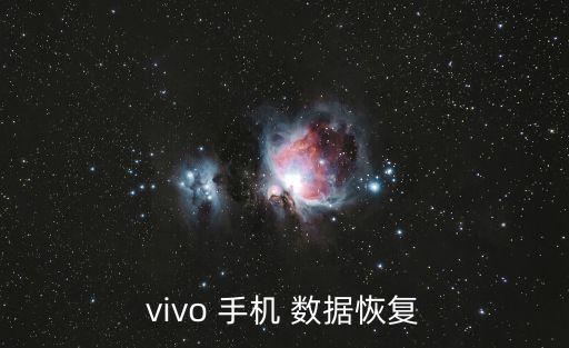 vivo 手機 數(shù)據(jù)恢復(fù)