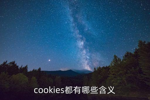 cookies都有哪些含義