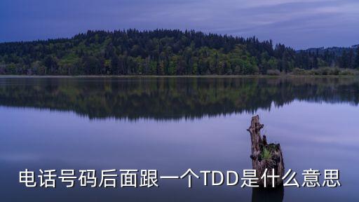 電話號(hào)碼后面跟一個(gè)TDD是什么意思