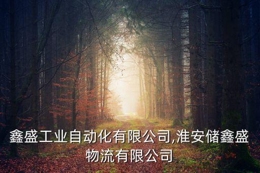 淮安鑫盛工業(yè)自動化有限公司,淮安儲鑫盛物流有限公司