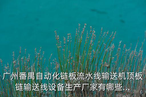 廣州番禺自動化鏈板流水線輸送機頂板鏈輸送線設(shè)備生產(chǎn)廠家有哪些...