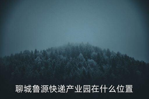 聊城魯源快遞產(chǎn)業(yè)園在什么位置