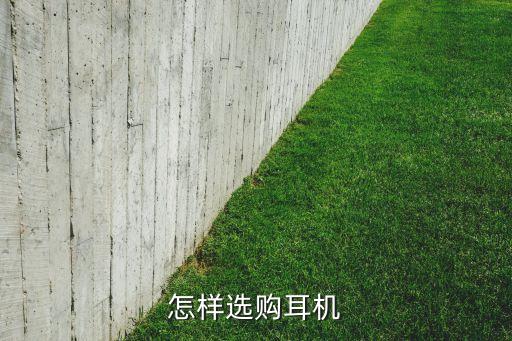 怎樣選購耳機