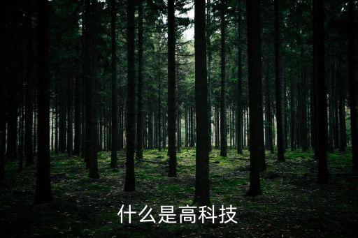 什么是高科技
