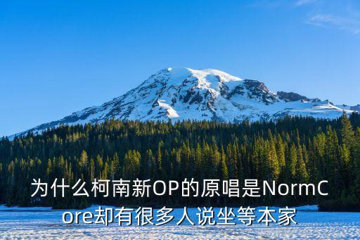 normcore，求名偵探柯南960集主題曲