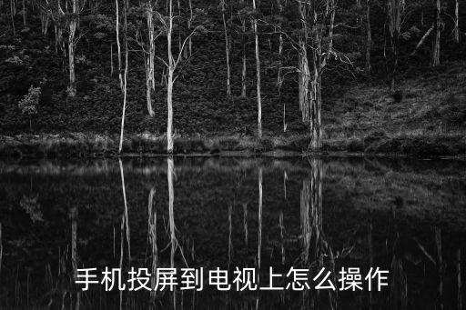手機投屏到電視上怎么操作