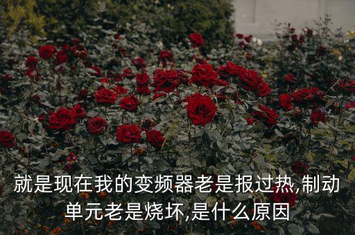 就是現(xiàn)在我的變頻器老是報(bào)過(guò)熱,制動(dòng)單元老是燒壞,是什么原因