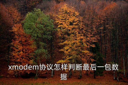 xmodem協(xié)議怎樣判斷最后一包數(shù)據(jù)