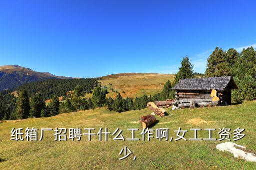 紙箱廠招聘干什么工作啊,女工工資多少,