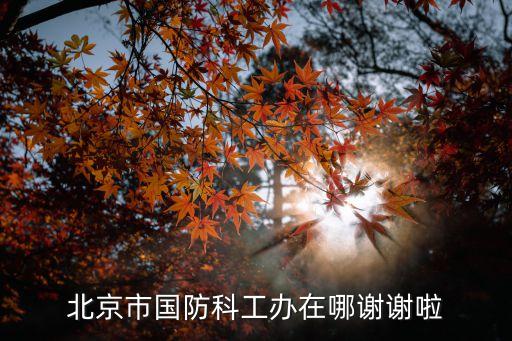 北京市國(guó)防科工辦在哪謝謝啦