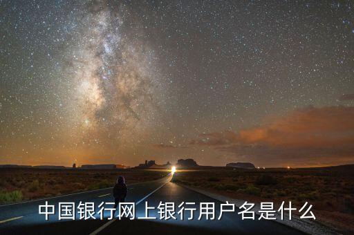 中國銀行網(wǎng)上銀行用戶名是什么