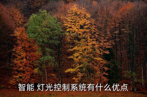 智能 燈光控制系統(tǒng)有什么優(yōu)點(diǎn)