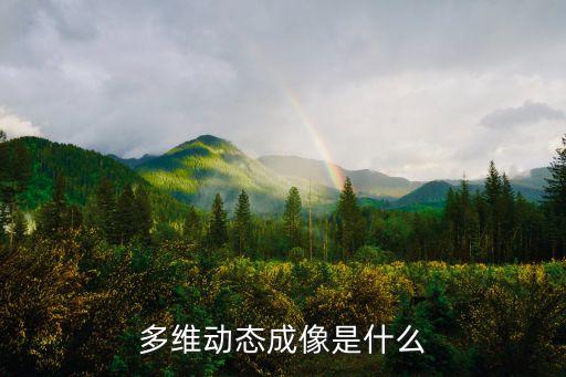 多維動態(tài)成像是什么