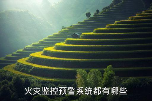 火災(zāi)監(jiān)控預(yù)警系統(tǒng)都有哪些