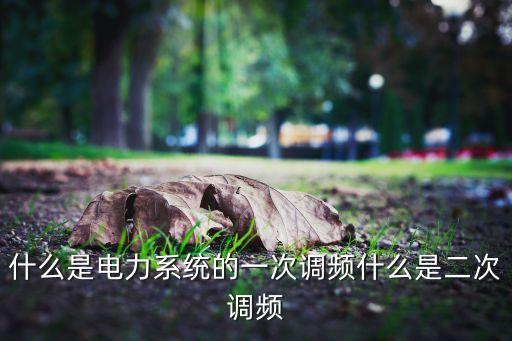一次調(diào)頻，什么是電力系統(tǒng)的一次調(diào)頻什么是二次調(diào)頻