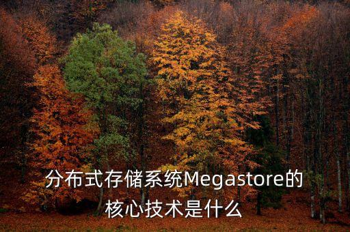分布式存儲(chǔ)系統(tǒng)Megastore的核心技術(shù)是什么