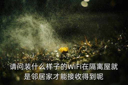 隔離屋，我的隔離屋叫什么名字