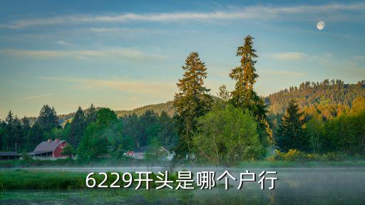 6229開頭是哪個戶行