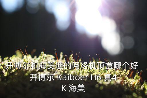 開博爾和海美迪的網(wǎng)絡(luò)機頂盒哪個好 開博爾 Kaiboer H6 真4K 海美