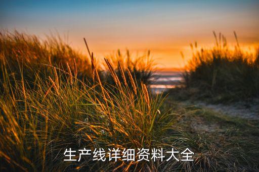 生產(chǎn)線詳細(xì)資料大全