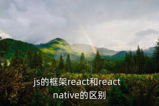 js的框架react和react native的區(qū)別