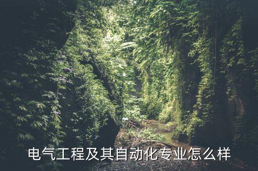 電氣工程及其自動(dòng)化專業(yè)怎么樣