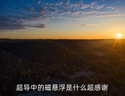 超導中的磁懸浮是什么超感謝