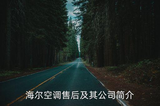 海爾空調(diào)售后及其公司簡(jiǎn)介