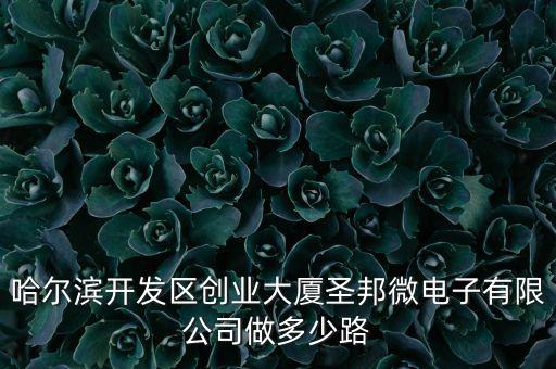 哈爾濱開發(fā)區(qū)創(chuàng)業(yè)大廈圣邦微電子有限公司做多少路