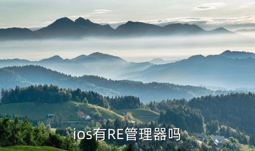 ios有RE管理器嗎
