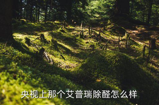 央視上那個(gè)艾普瑞除醛怎么樣