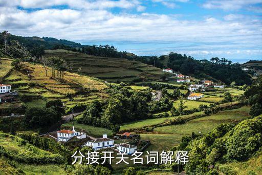 分接開關(guān)名詞解釋