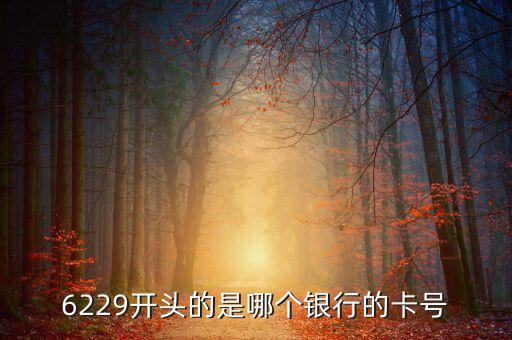6229開頭的是哪個銀行的卡號