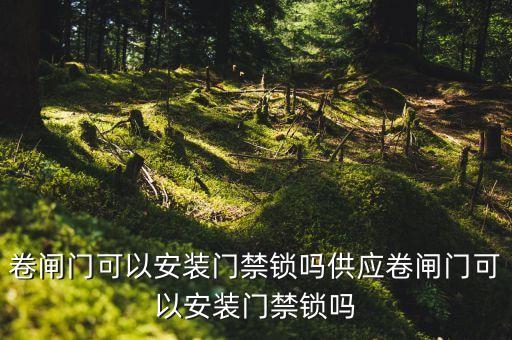 卷閘門可以安裝門禁鎖嗎供應卷閘門可以安裝門禁鎖嗎