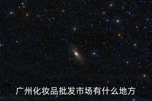 廣州化妝品批發(fā)市場(chǎng)有什么地方