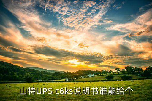 山特ups說明書，山特ups開關(guān)機的操作