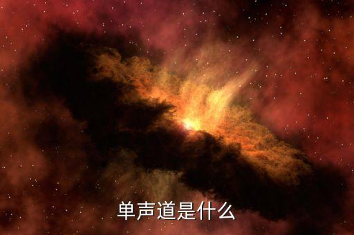 單聲道是什么