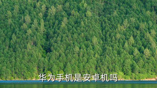 華為手機是安卓機嗎