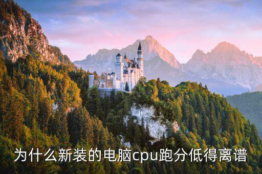為什么新裝的電腦cpu跑分低得離譜