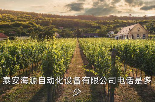 泰安海源自動(dòng)化設(shè)備有限公司電話(huà)是多少