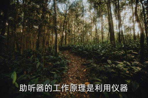 助聽器的工作原理是利用儀器