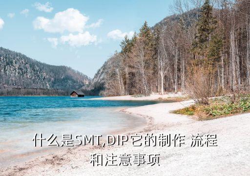 什么是SMT,DIP它的制作 流程和注意事項(xiàng)