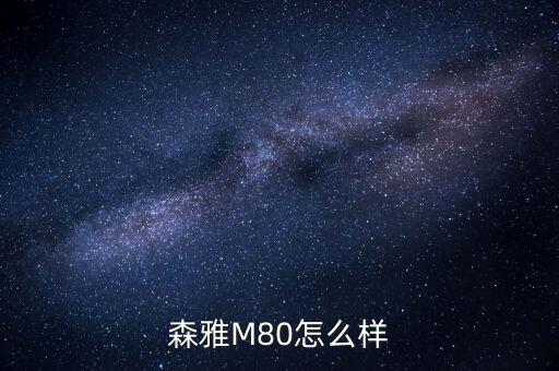 森雅M80怎么樣